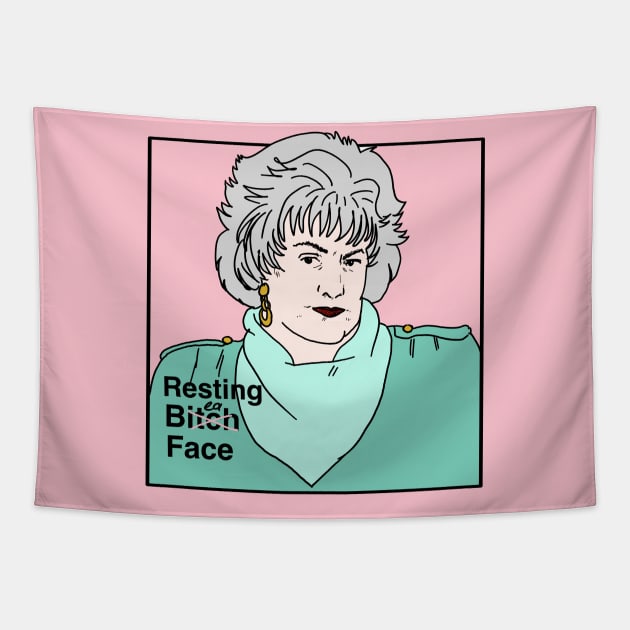 Resting Bea face Tapestry by Princifer