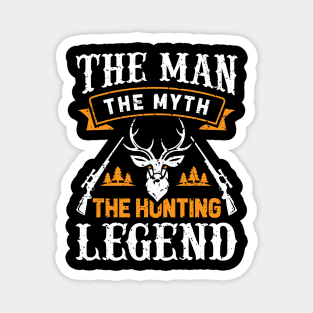 Funny Hunting Gift, Country Outdoor, Man Myth Hunting Magnet