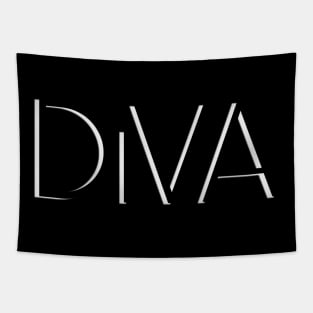 Minimalist fashion aesthetic Style diva fashion trend elegant cool high fashion IT stylish design unique minimalism modern script text Tapestry