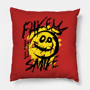 Fake smile Pillow