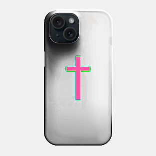 Pink Cross Phone Case