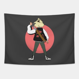 Modern Knight Tapestry