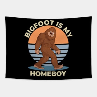 Bigfoot Is My Homeboy Tapestry