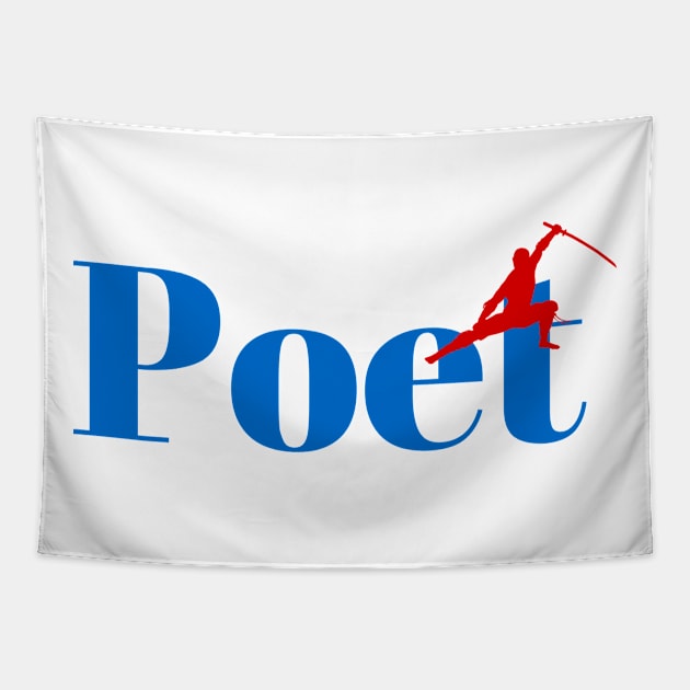 Master Poet Ninja Tapestry by ArtDesignDE