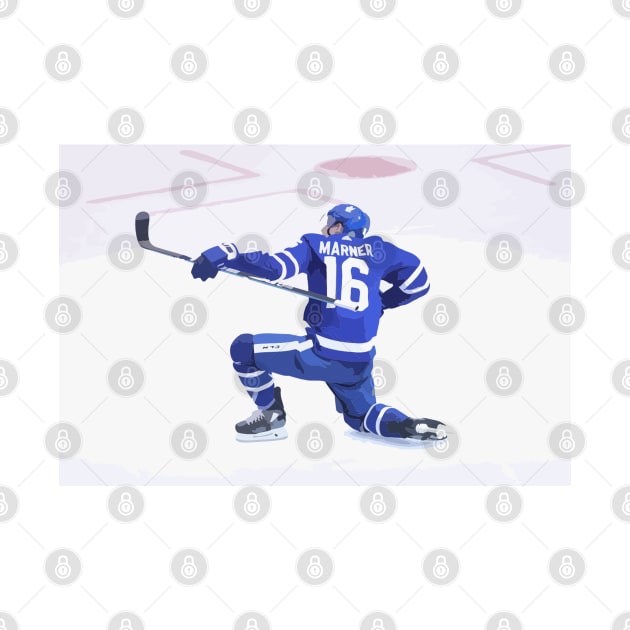 Mitch Marner Goal Celebration Painting by gktb