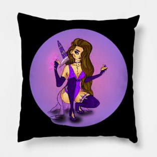 i believe in fairies (purple fairy) Pillow