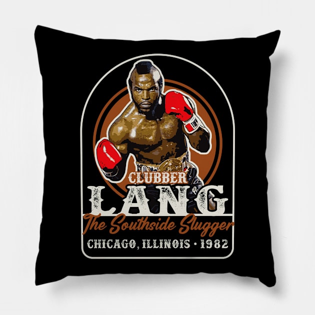 Clubber Lang Southside Slugger Pillow by Alema Art