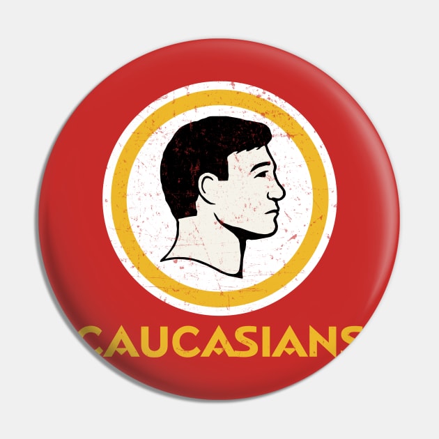 Washington Caucasians Football Funny Redskins Pin by teespringplus