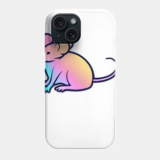 Mouse Pastel shades Shadow Silhouette Anime Style Collection No. 395 Phone Case