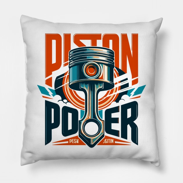 Piston Pillow by Vehicles-Art