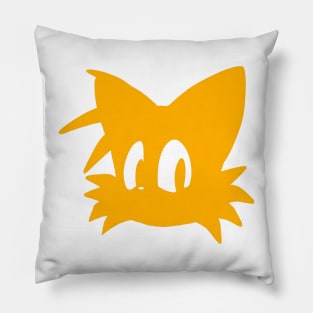 Tails head logo Pillow