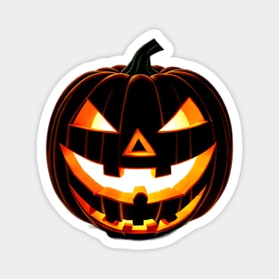 Ghoulish Giggles - Evil Laughing Pumpkin Magnet