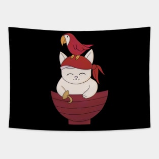 Pirate Cat Tapestry