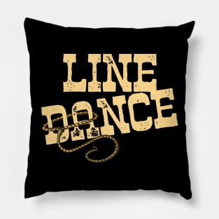 Line Dance Design Pillow