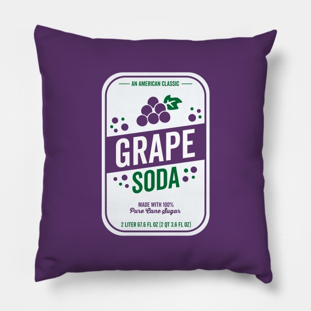 Grape Soda halloween couple Pillow by DetourShirts