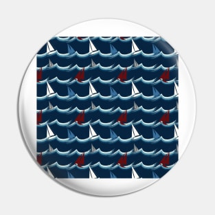 Nautical Sailing Pin