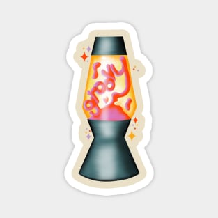 Groovy lava lamp Magnet