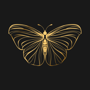 Gold Butterfly T-Shirt