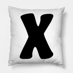 Letter X Pillow