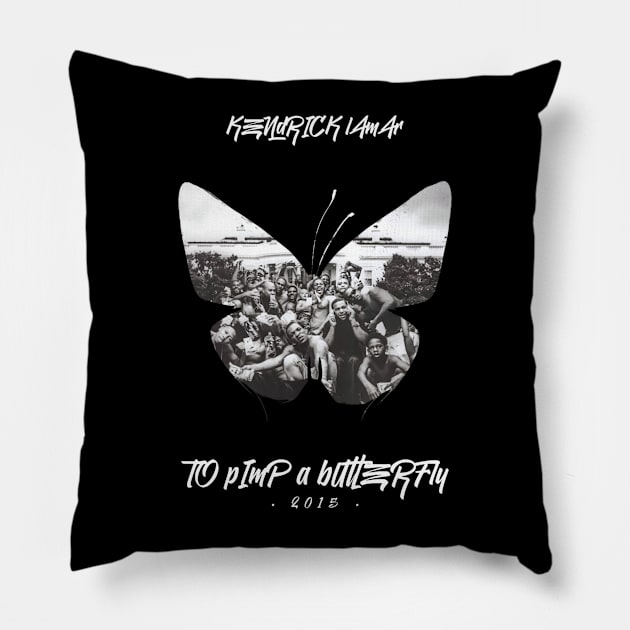 To pimp a butterfly Pillow by Jokesart