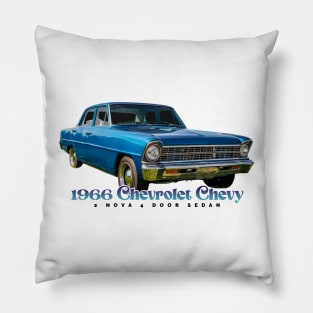 1966 Chevrolet Chevy II Nova 4 Door Sedan Pillow
