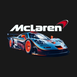 Mclaren F1 Indy Blue Supercar Products T-Shirt