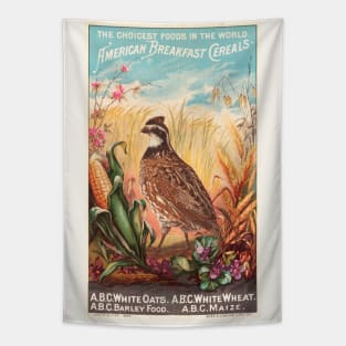 American Breakfast Cereals Advertisment Tapestry