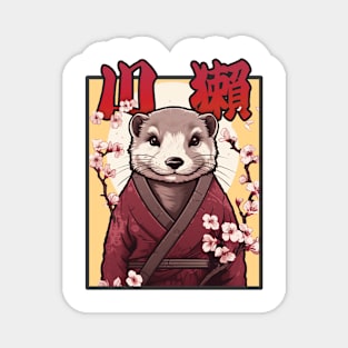 Oh-So-Polite Otter Ronin Magnet