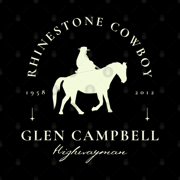 Glen Campbell - Rhinestone Cowboy // Fan Art designs by Liamlefr