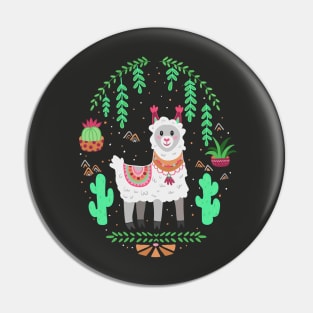 Funny lama Pin