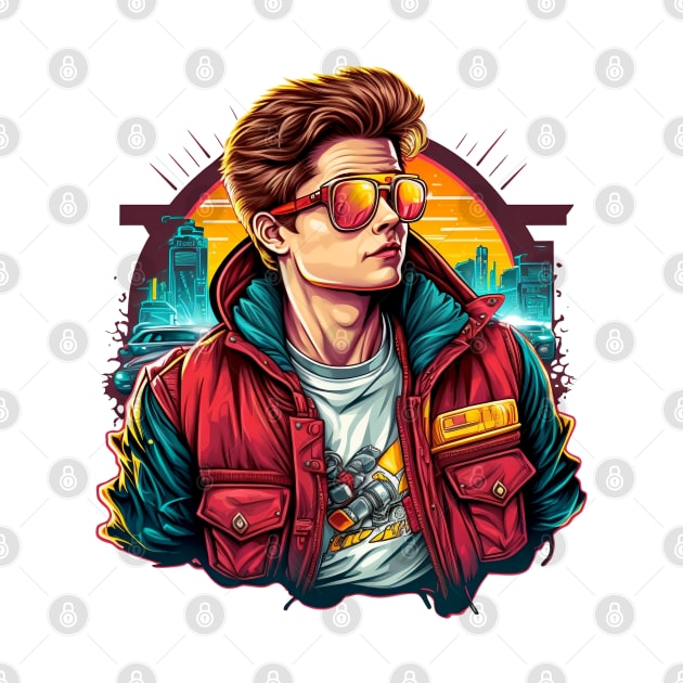 Back to the future Marty McFly by Buff Geeks Art