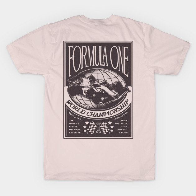 Regulering Humoristisk cowboy Vintage F1 Graphic - Formula 1 - T-Shirt | TeePublic