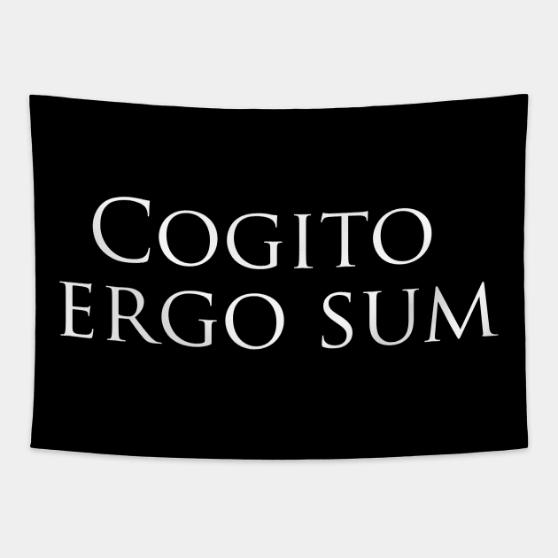 Cogito, ergo sum Tapestry by Scar