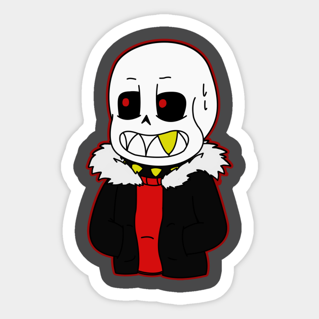 UnderFell Sans - Undertale - Sticker | TeePublic
