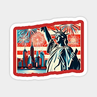 Statue of Liberty cut Magnet