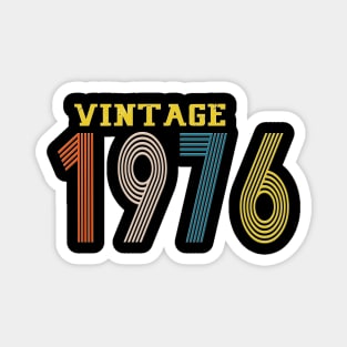 1976 vintage retro year Magnet