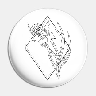 March Birth Flower Daffodil Pin