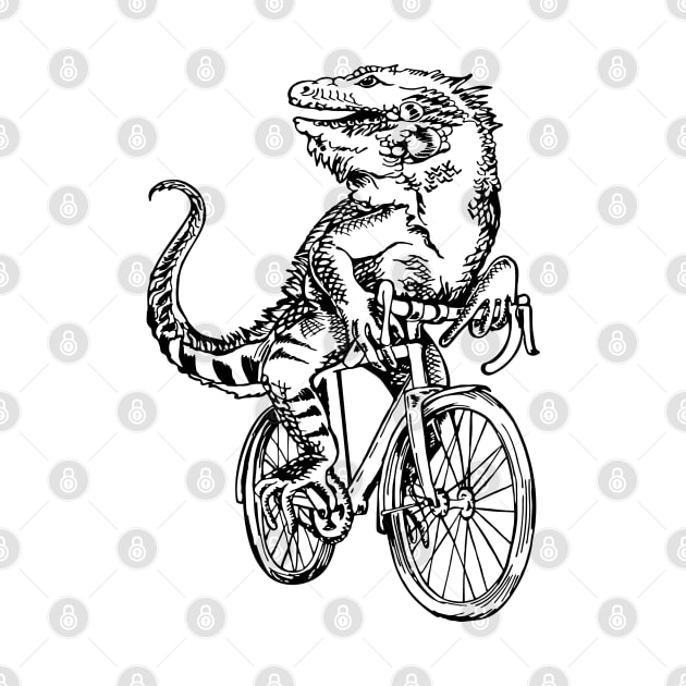 SEEMBO Iguana Cycling Bicycle Bicycling Cyclist Biking Bike by SEEMBO