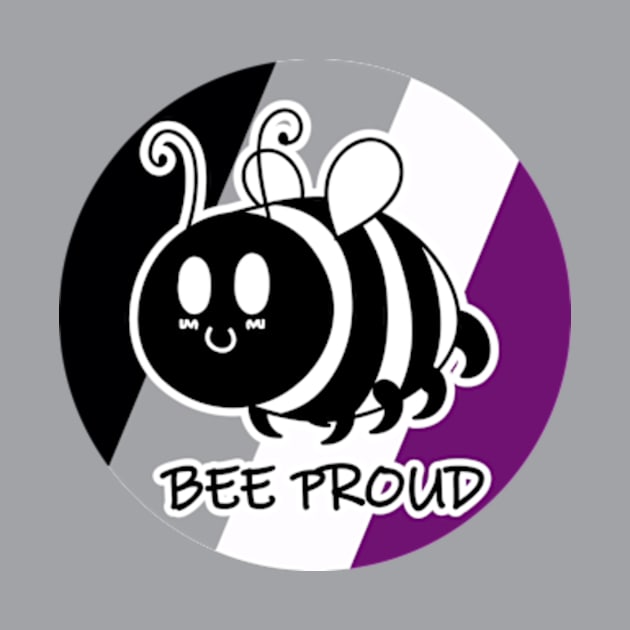 Bee Proud the Asexual Spectrum by JadedOddity