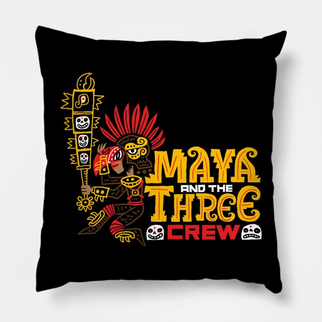 Maya crew shirt Pillow by MEXOPOLIS