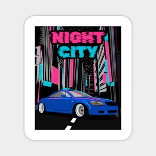 Audi TT Coupe Night City Magnet