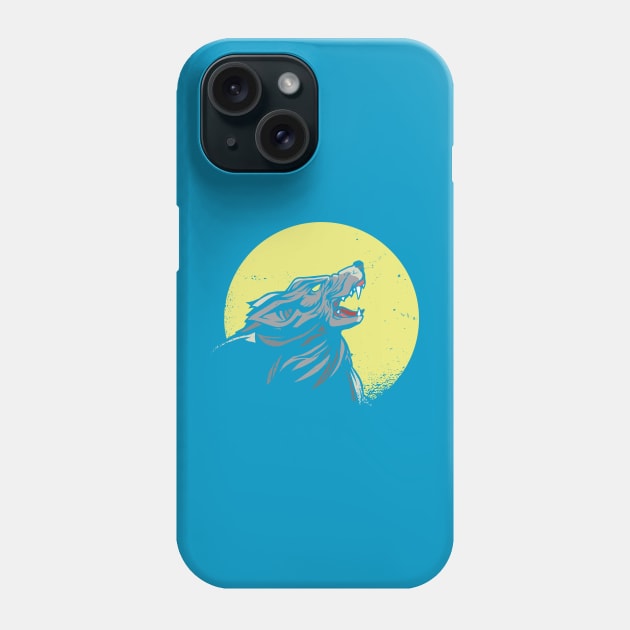 wolf moon Phone Case by IconRose