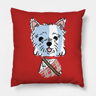 Braveheart Westie Pillow