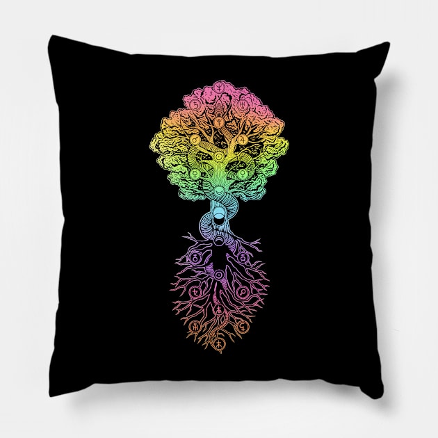 Qabalah. Tree of life. Pillow by OccultOmaStore