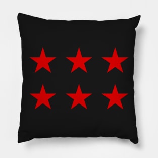 Red Star x6 Pack Pillow