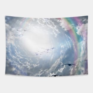 Tunnel of Clouds Tapestry