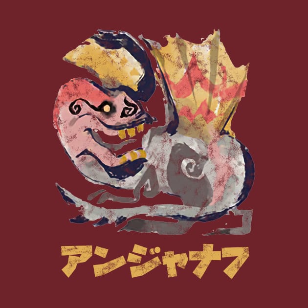 Monster Hunter Rise Anjanath Kanji Icon by StebopDesigns