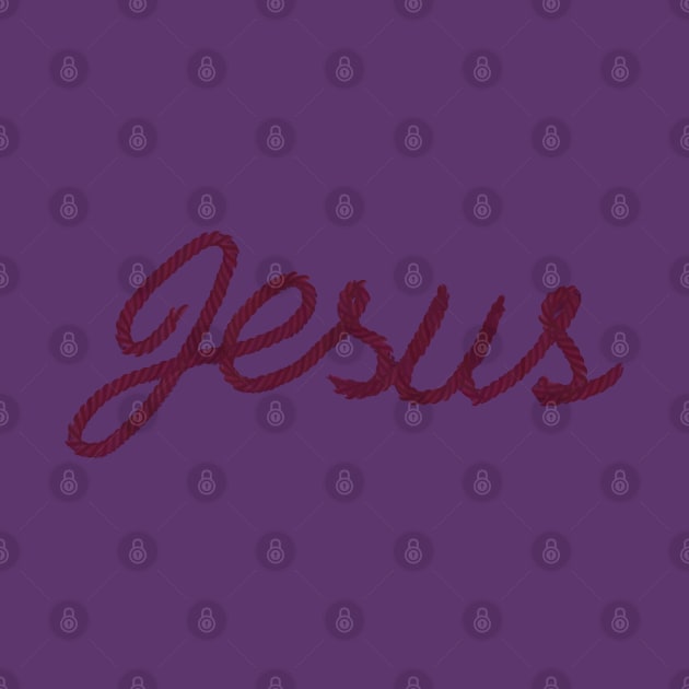 Jesus Embroidery by Stupiditee