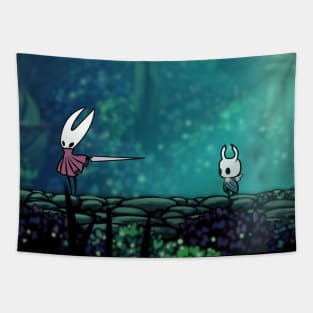 Hornet and Hollow Knight - Silksong Tapestry