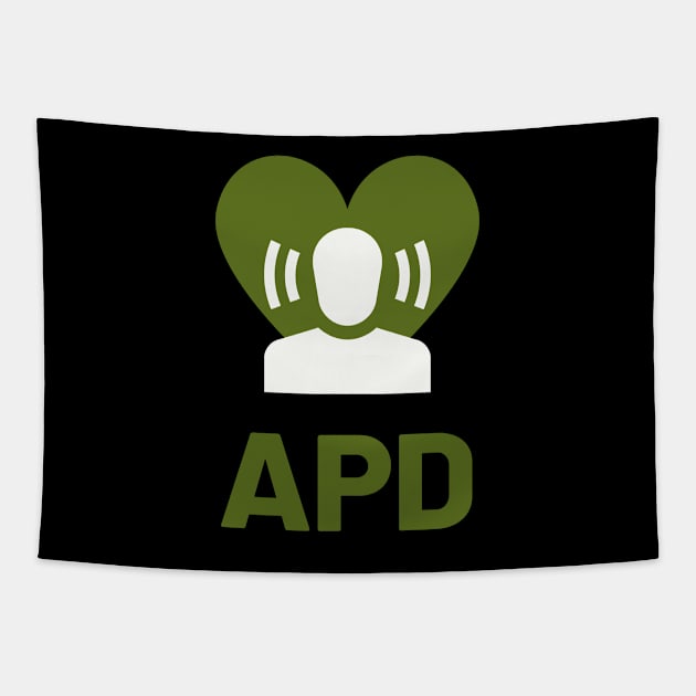 APD - Auditory Processing Disorder Tapestry by Garbled Life Co.